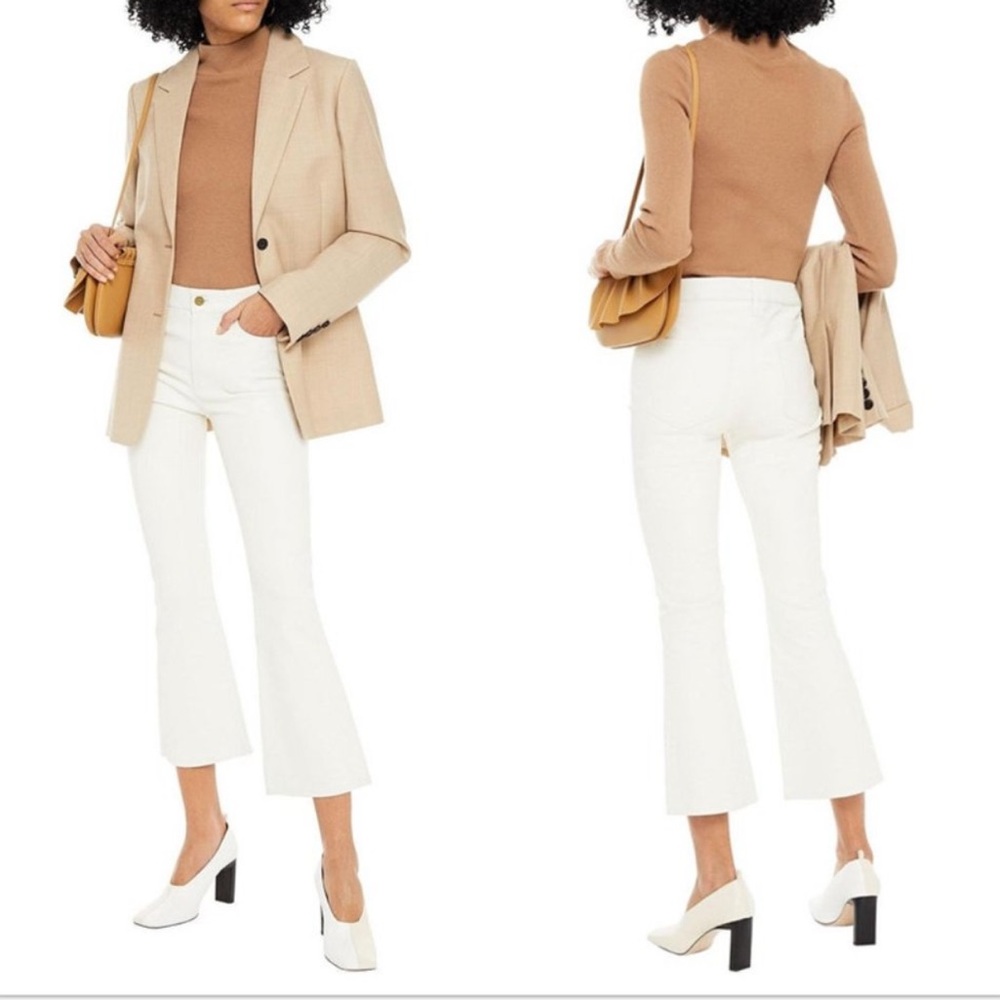 Frame Le Cropped Mini Boot in Lamb Leather